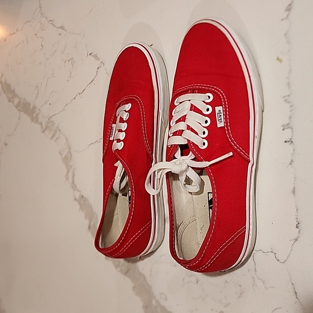 Red Vans - Picture 2 of 6